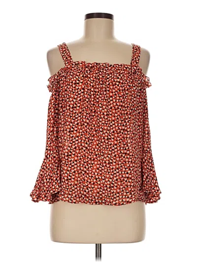 Pre-owned Jcrew Sleeveless Blouse In Orange