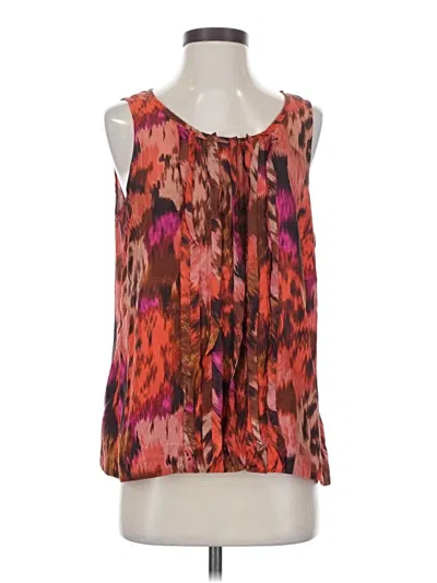 Pre-owned Jcrew Sleeveless Blouse In Orange
