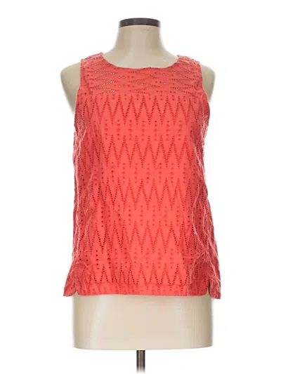 Pre-owned Jcrew Sleeveless Blouse In Orange