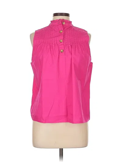 Pre-owned Jcrew Sleeveless Blouse In Pink