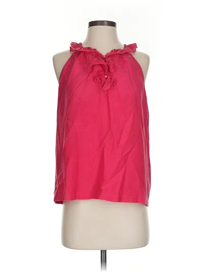 Pre-owned Jcrew Sleeveless Blouse In Pink