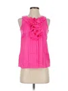 Jcrew Sleeveless Blouse In Pink