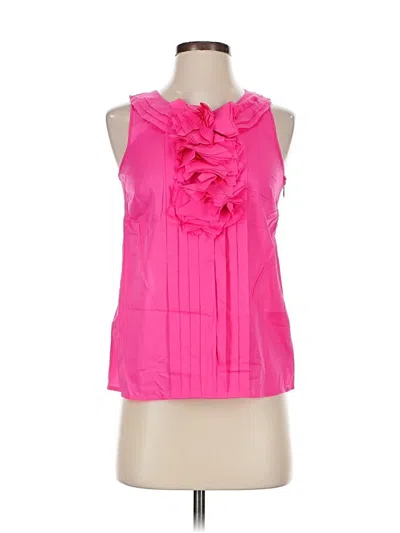 Jcrew Sleeveless Blouse In Pink