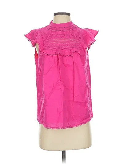 Pre-owned Jcrew Sleeveless Blouse In Pink