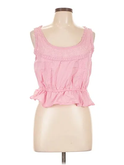 Pre-owned Jcrew Sleeveless Blouse In Pink