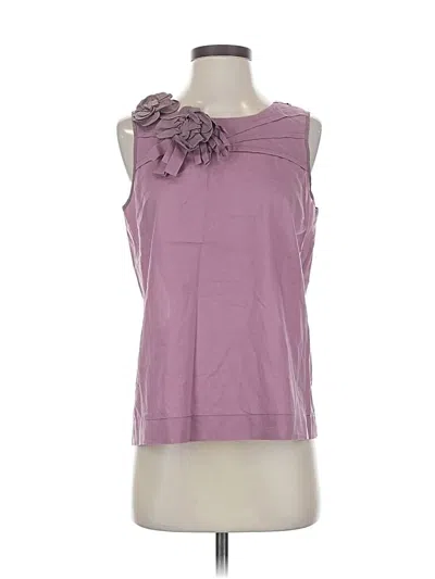 Pre-owned Jcrew Sleeveless Blouse In Purple