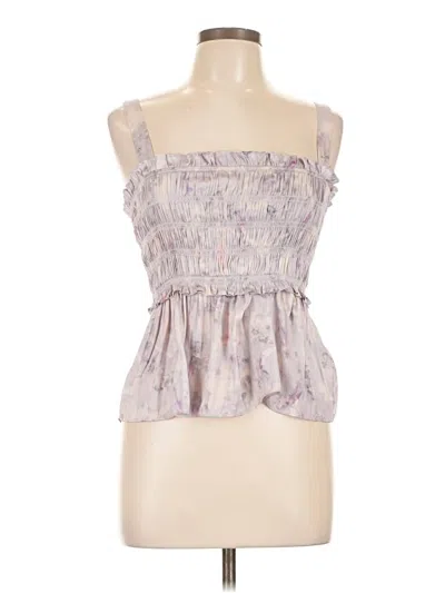 Pre-owned Jcrew Sleeveless Blouse In Purple