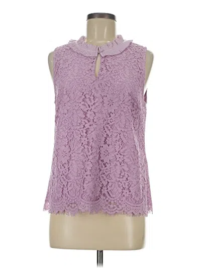 Pre-owned Jcrew Sleeveless Blouse In Purple