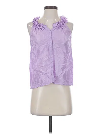 Pre-owned Jcrew Sleeveless Blouse In Purple