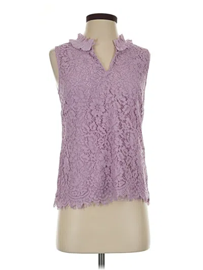 Pre-owned Jcrew Sleeveless Blouse In Purple