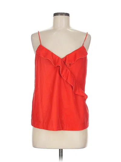 Pre-owned Jcrew Sleeveless Blouse In Red