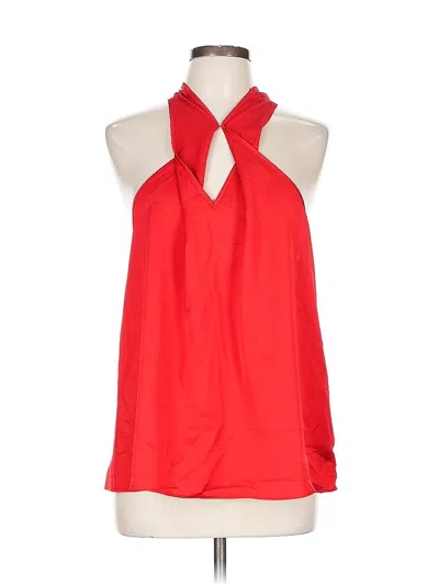 Pre-owned Jcrew Sleeveless Blouse In Red