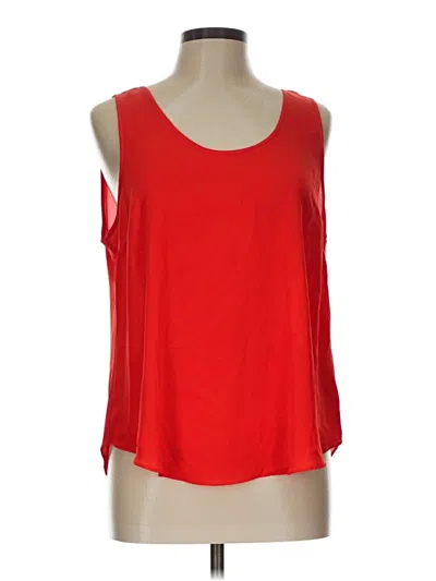 Pre-owned Jcrew Sleeveless Blouse In Red
