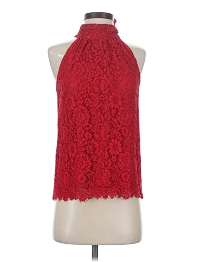 Pre-owned Jcrew Sleeveless Blouse In Red
