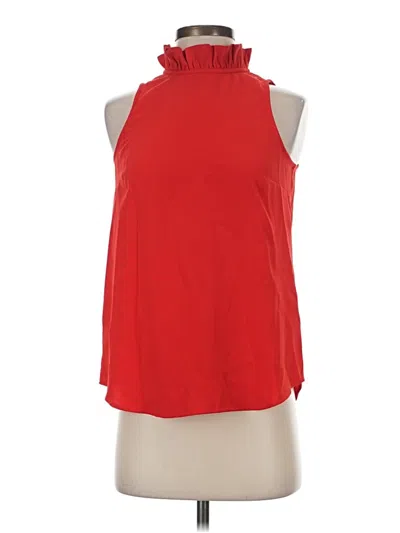 Jcrew Sleeveless Blouse In Red