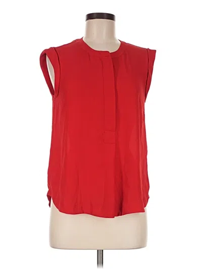 Pre-owned Jcrew Sleeveless Blouse In Red