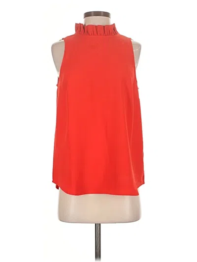 Pre-owned Jcrew Sleeveless Blouse In Red