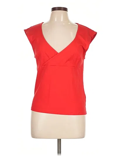 Pre-owned Jcrew Sleeveless Blouse In Red