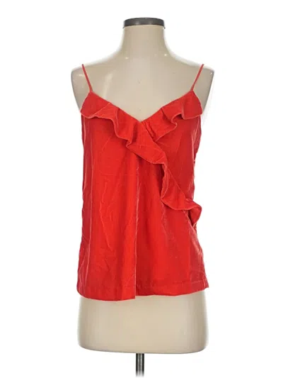 Pre-owned Jcrew Sleeveless Blouse In Red