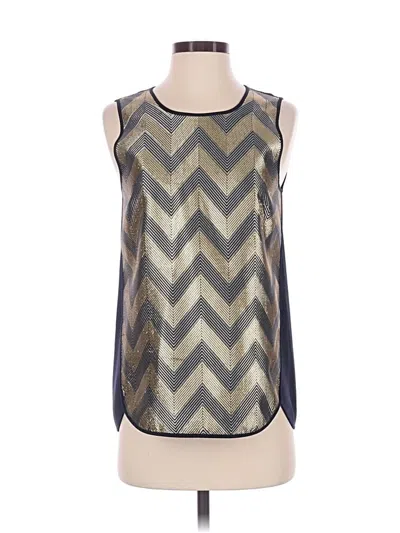 Pre-owned Jcrew Sleeveless Blouse In Silver