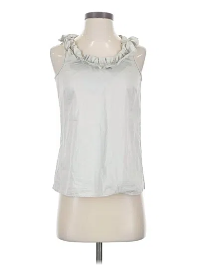 Pre-owned Jcrew Sleeveless Blouse In Silver