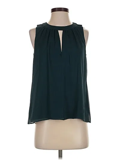 Pre-owned Jcrew Sleeveless Blouse In Teal