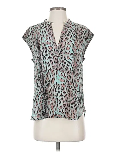 Pre-owned Jcrew Sleeveless Blouse In Teal