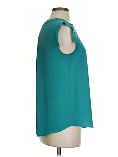 Pre-owned Jcrew Sleeveless Blouse In Teal