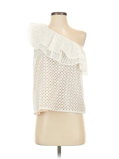 Pre-owned Jcrew Sleeveless Blouse In White