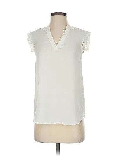 Pre-owned Jcrew Sleeveless Blouse In White