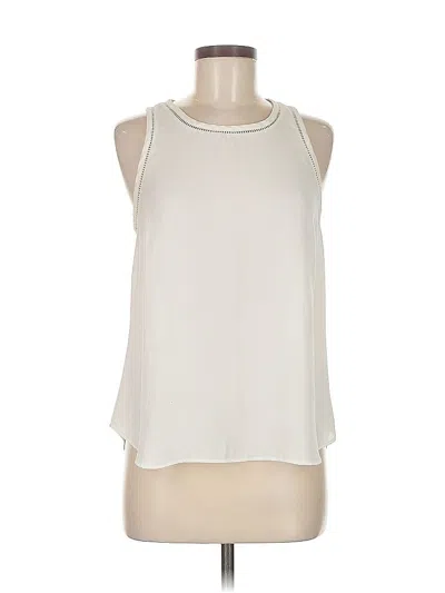 Pre-owned Jcrew Sleeveless Blouse In White