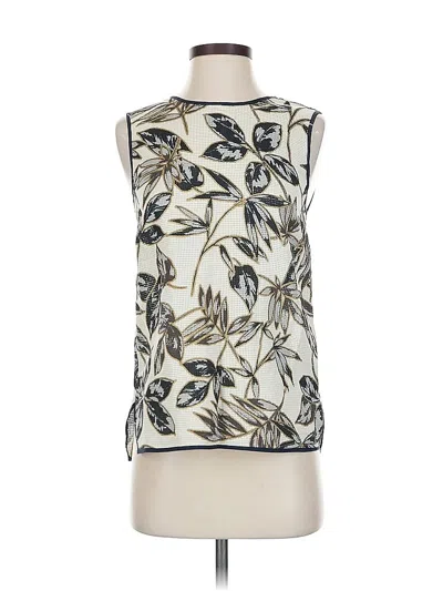 Pre-owned Jcrew Sleeveless Blouse In White