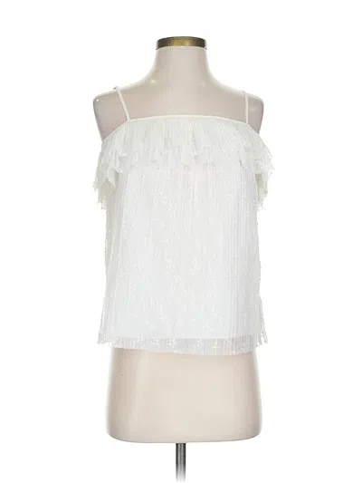 Pre-owned Jcrew Sleeveless Blouse In White