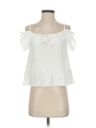 Pre-owned Jcrew Sleeveless Blouse In White