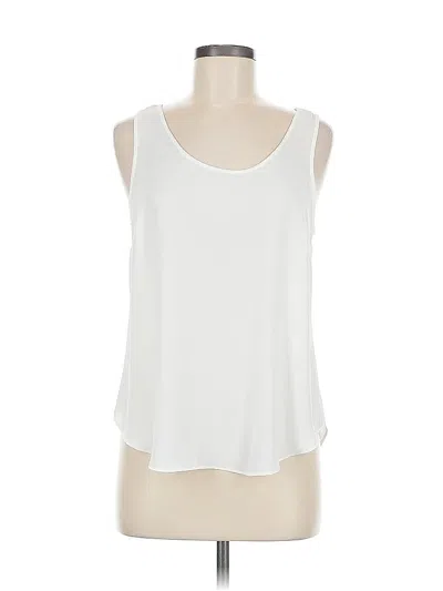 Pre-owned Jcrew Sleeveless Blouse In White