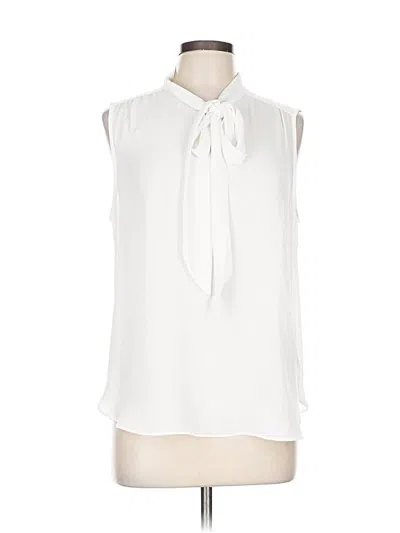 Pre-owned Jcrew Sleeveless Blouse In White