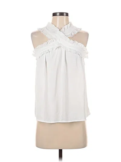 Pre-owned Jcrew Sleeveless Blouse In White