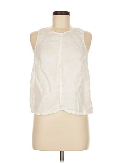 Pre-owned Jcrew Sleeveless Blouse In White