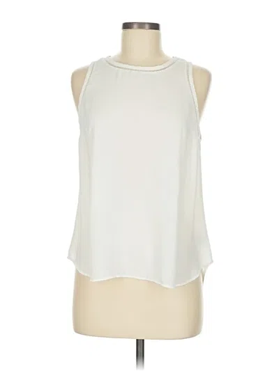 Pre-owned Jcrew Sleeveless Blouse In White