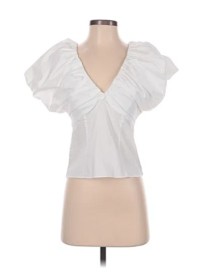 Pre-owned Jcrew Sleeveless Blouse In White