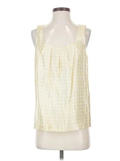 Pre-owned Jcrew Sleeveless Blouse In White