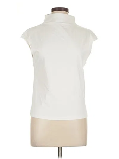 Jcrew Sleeveless Blouse In White