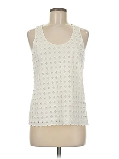 Pre-owned Jcrew Sleeveless Blouse In White