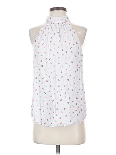Pre-owned Jcrew Sleeveless Blouse In White