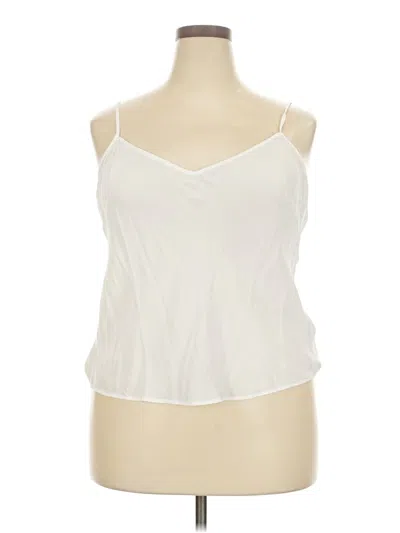 Pre-owned Jcrew Sleeveless Blouse In White