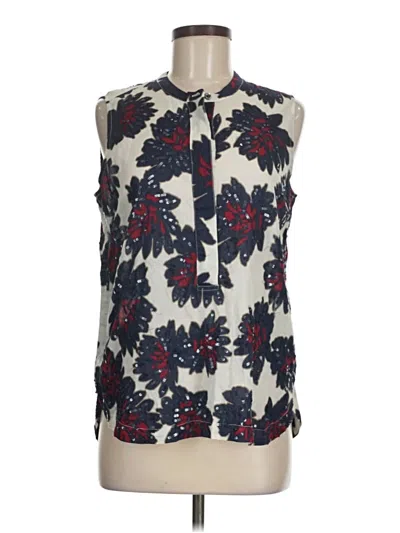 Pre-owned Jcrew Sleeveless Blouse In White
