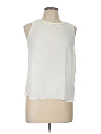 Pre-owned Jcrew Sleeveless Blouse In White