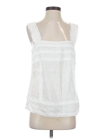 Pre-owned Jcrew Sleeveless Blouse In White