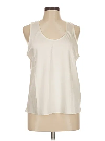 Pre-owned Jcrew Sleeveless Blouse In White