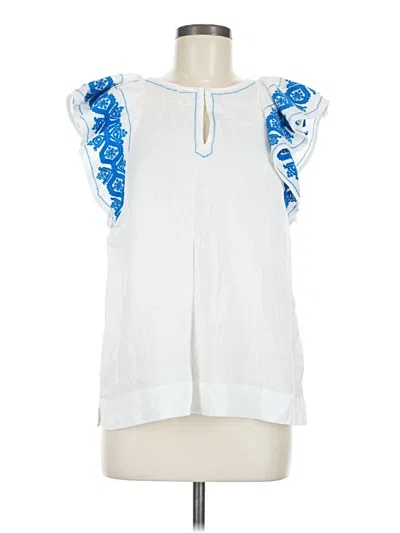Pre-owned Jcrew Sleeveless Blouse In White